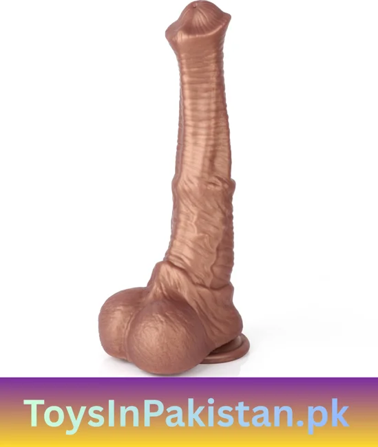 10.5 inch horse-shape suction dildo
