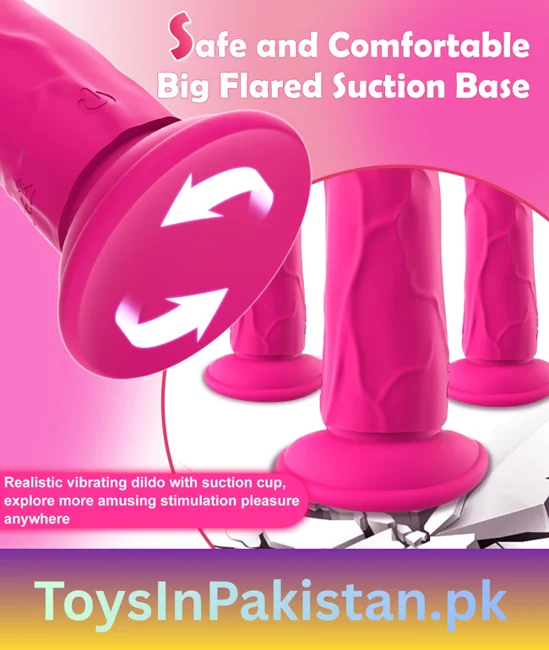 7.68 inch pink 10-mode vibrating dildo