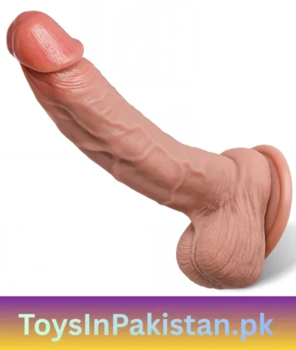 7.7 inch realistic silicone suction dildo