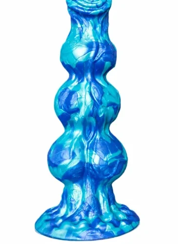 8 inch three-knot beginner training dildo
