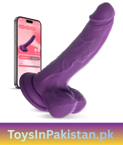 8.46 inch app-control realistic vibrating dildo