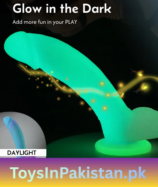 8.5 inch luminous gradient curved suction dildo