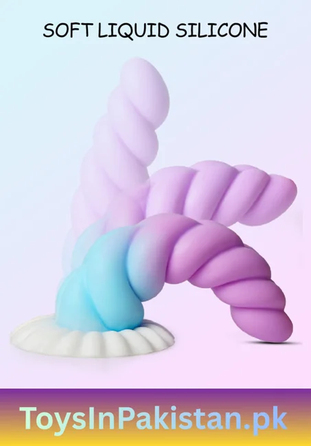 8.66 inch colorful monster suction dildo