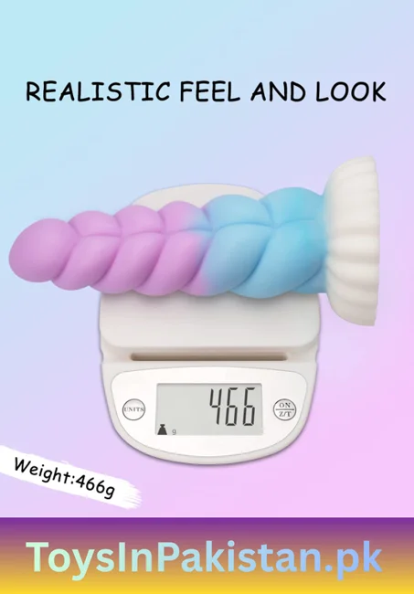 8.66 inch colorful monster suction dildo