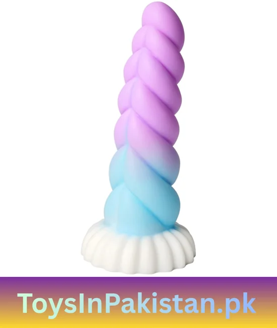 8.66 inch colorful monster suction dildo