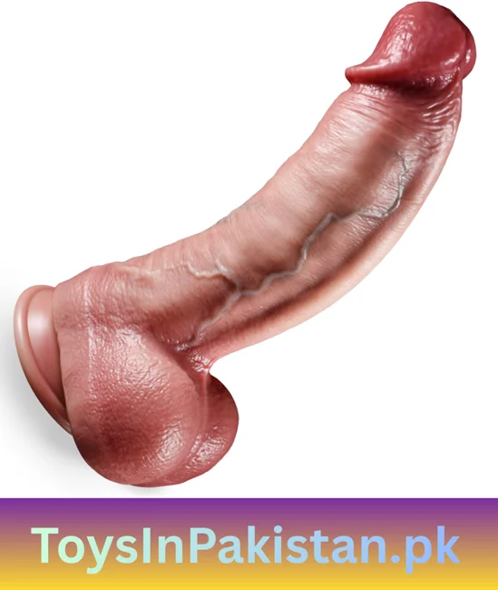 9.8 inch 2.2 wide dual-density suction dildo