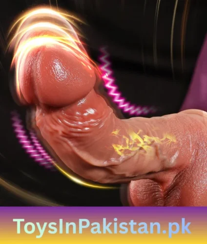 curved 4-in-1 thrusting vibrating dildo