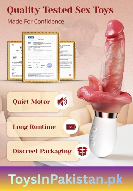 realistic tongue heated thrusting vibrating dildo